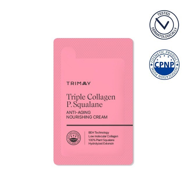 Trimay Пробник Крем с коллагеном и скваланом Triple Collagen P.Squalane Anti-Aging Nourishing Cream 261020241744 - фото 7900