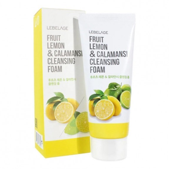 ПОД ЗАКАЗ.Lebelage Пенка для умывания с экстрактом лимона и каламанси Fruit Lemon & Calamansi Cleansing Foam 14627.574.50 - фото 14909