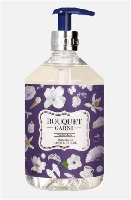 ПОД ЗАКАЗ.Bouquet Garni Парфюмированный гель для душа Ваниль и мускус Fragranced Body Shower Vanilla Musk 15556.900.50 - фото 15015