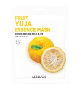 ПОД ЗАКАЗ.Lebelage Маска-салфетка с экстрактом юдзу Fruit Yuja Essence Mask 14625.270.50 - фото 20637