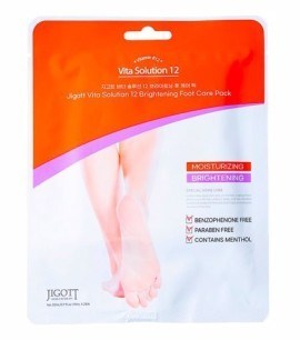 ПОД ЗАКАЗ.Jigott Увлажняющая маска для ног Vita Solution 12 Brightening Foot Care Pack 13307.270.50 - фото 20721