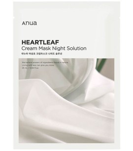 ПОД ЗАКАЗ.Anua Барьерная тканевая крем-маска с хауттюйнией Heartleaf Cream Mask Night Solution 15346.270.50 - фото 20885