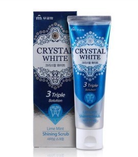 ПОД ЗАКАЗ.Mukunghwa Отбеливающая зубная паста с ароматом лайма и мяты Crystal White 13809.270.50 - фото 20917