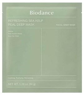 ПОД ЗАКАЗ.Biodance Успокаивающая гидрогелевая маска с водорослями Refreshing Sea Kelp Real Deep Mask 15901.270.50 - фото 21075