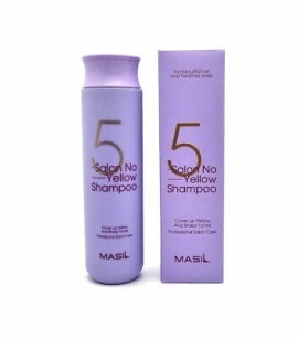 ПОД ЗАКАЗ.Masil Шампунь против желтизны волос 300 мл 5 Salon No Yellow Shampoo 12676.270.50 - фото 21276