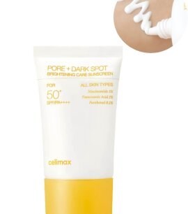 ПОД ЗАКАЗ.Celimax Осветляющий солнцезащитный крем Pore+Dark Spot Brightening Care Sunscreen SPF50+ PA++++ 15903.270.50 - фото 21478