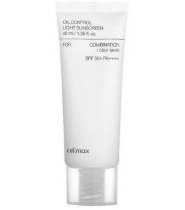 ПОД ЗАКАЗ.Celimax Себорегулирующий лёгкий солнцезащитный крем Oil Control Light Sunscreen SPF50+PA++++ 15889.270.50 - фото 21560