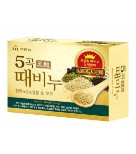 ПОД ЗАКАЗ.Mukunghwa Косметическое мыло-скраб для тела со злаками 5 Grains Exfoliating Body Soap 13932.270.50 - фото 31998