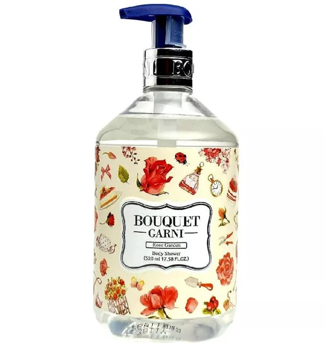 ПОД ЗАКАЗ.Bouquet Garni Парфюмированный гель для душа Розовый сад Fragranced Body Shower Rose Garden 15651.900.50 - фото 32019