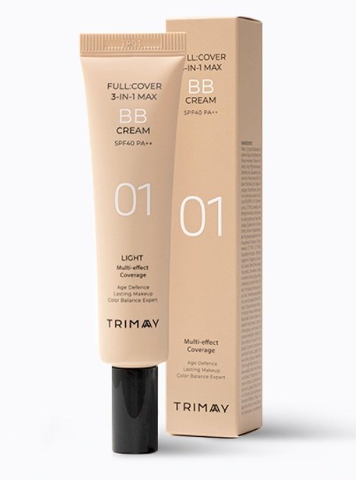 ПОД ЗАКАЗ.Trimay Многофункциональный BB-крем 01 Full Cover 3-in-1 Max BB Cream SPF40 PA++ 01 14204.900.50 - фото 32180