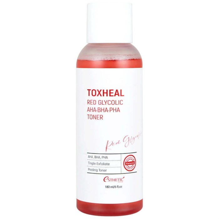 ПОД ЗАКАЗ.Esthetic House Тоник-пилинг с гликолевой кислотой Toxheal Red Glycolic AHA-BHA-PHA Toner 15601.900.50 - фото 32320