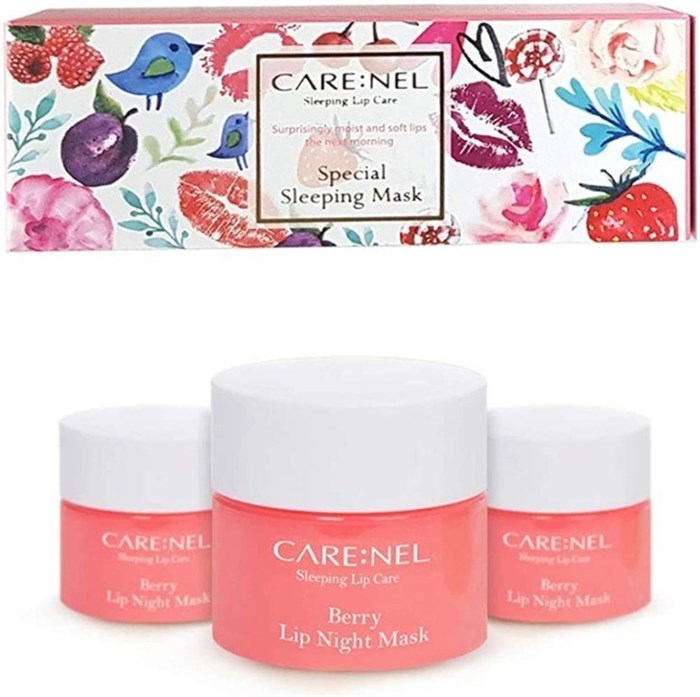 ПОД ЗАКАЗ.Care:Nel Ночная ягодная маска для губ набор 3*5г Berry Lip Night Mask 3 Set 15434.900.50 - фото 32395