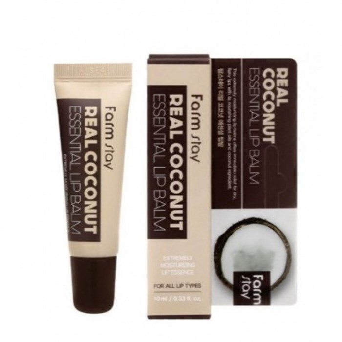 ПОД ЗАКАЗ.FarmStay Восстанавливающий бальзам c кокосовым маслом Real Coconut Essential Lip Balm 11547.900.50 - фото 32411