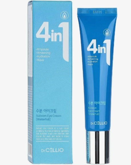ПОД ЗАКАЗ.DR.Cellio Крем для кожи вокруг глаз увлажняющий 4 In 1 Aqua Suboon Eye Cream 15975.900.50 - фото 32592