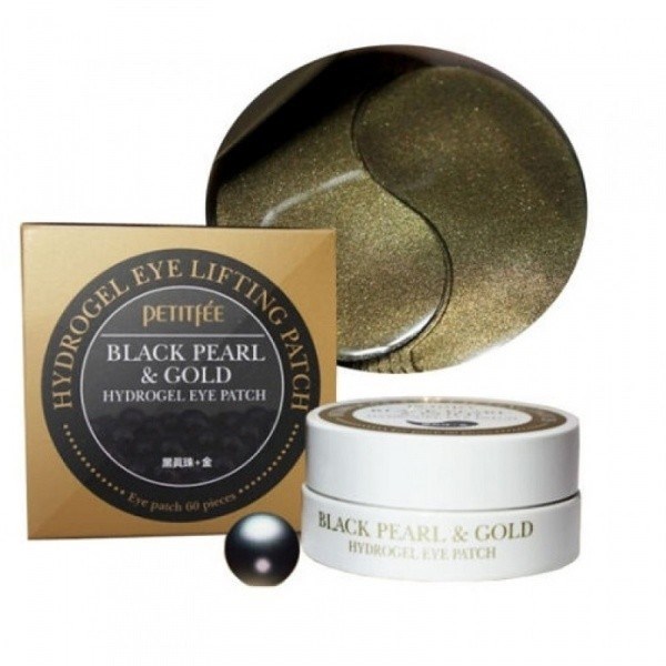 ПОД ЗАКАЗ.Petitfee Гидрогелевые патчи д/глаз c жемчугом и золотом Black Pearl & Gold Hydrogel Eye Patch 9678.900.50 - фото 32642
