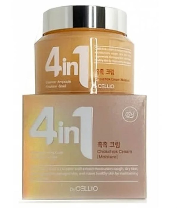 ПОД ЗАКАЗ.DR.Cellio Крем с муцином улитки G50 4 In 1 Chokchok Snail Cream 14368.900.50 - фото 32680