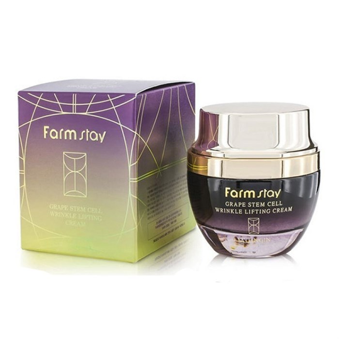 ПОД ЗАКАЗ.Farmstay Лифтинг крем со стволовыми клетками Grape Stem Cell Wrinkle Lifting Cream 12132.900.50 - фото 32739