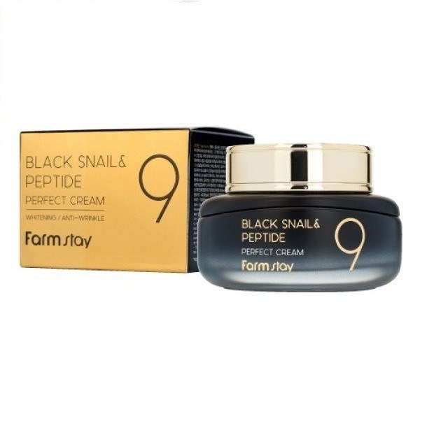 ПОД ЗАКАЗ.Farmstay Омолаживающий крем с муцином черной улитки и пептидами Black Snail& Peptide 9 Perfect Cream 10977.900.50 - фото 32759