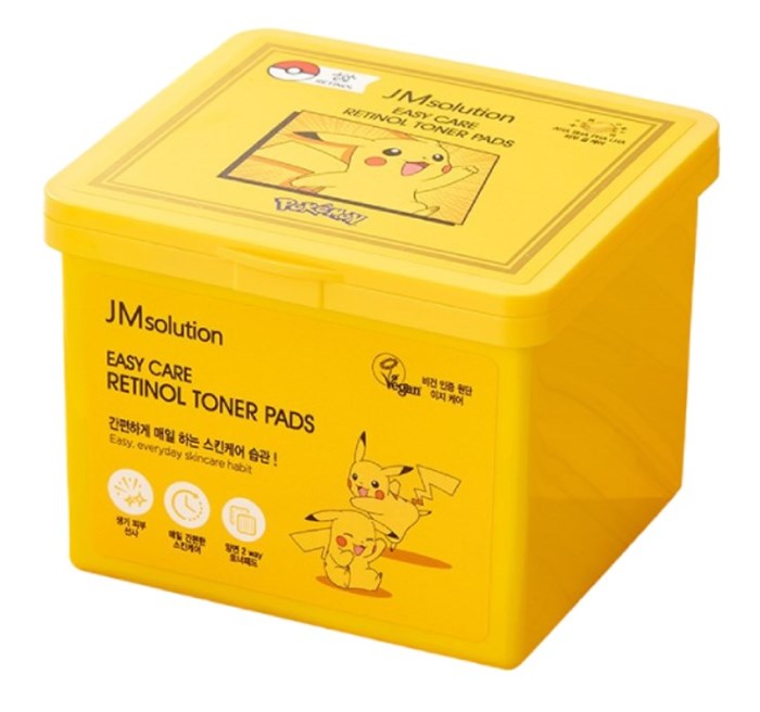 ПОД ЗАКАЗ.JMsolution Тонер-пэды с ретинолом Easy Care Retinol Toner Pads Pokemon (70шт) 15063.900.50 - фото 32808