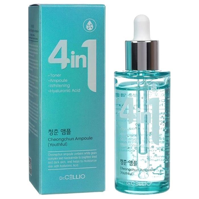 ПОД ЗАКАЗ.DR.Cellio Сыворотка для лица с гиалуроновой кислотой G50 4 In 1 Cheongchun Ampoule Hyaluronic Acid 16078.900.50 - фото 33023