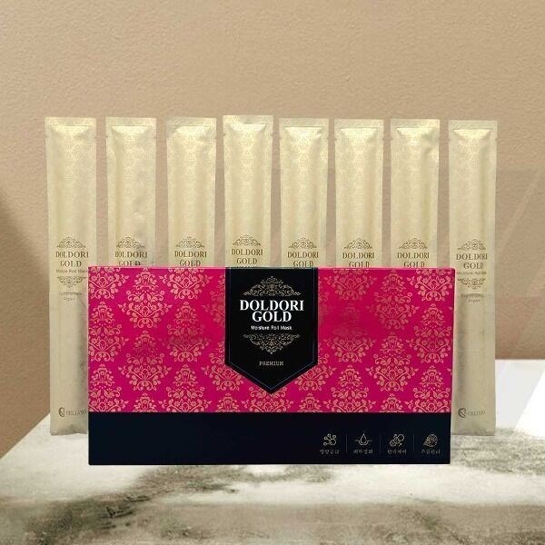 ПОД ЗАКАЗ.Cellvio Тканевая маска-ролл Премиальная с золотом Doldori Premium Gold Moisture Roll Mask 15585.900.50 - фото 33663