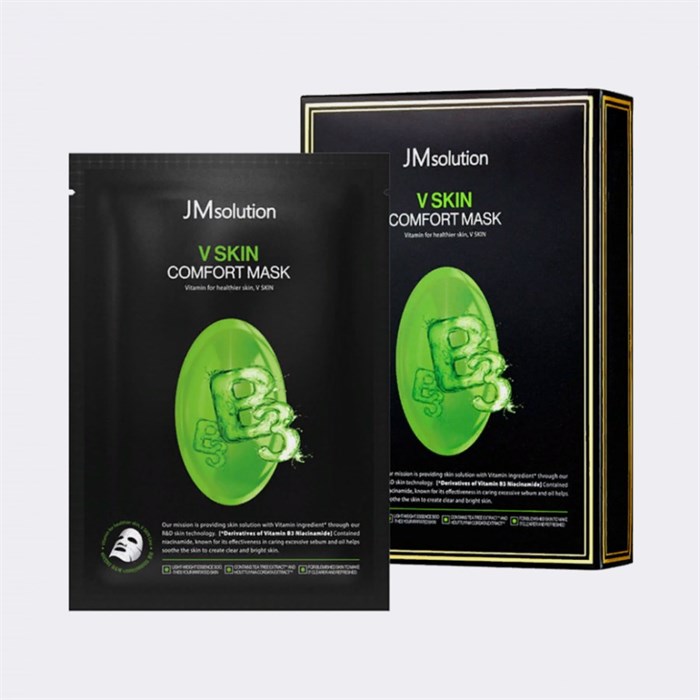 ПОД ЗАКАЗ.JMsolution Маска-салфетка с витамином В3 V Skin Comfort Mask Vitamin B3 14562.900.50 - фото 33771