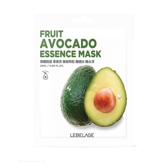 ПОД ЗАКАЗ.Lebelage Маска-салфетка с авокадо Fruit Avocado Essence Mask 14621.900.50 - фото 33826