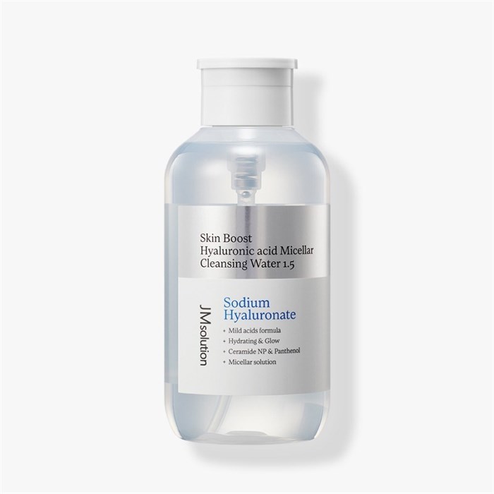 ПОД ЗАКАЗ.JMsolution Мицеллярная вода с гиалуроновой кислотой Skin Boost Hyaluronic Acid Micellar Cleansing Water 15998.900.50 - фото 33996