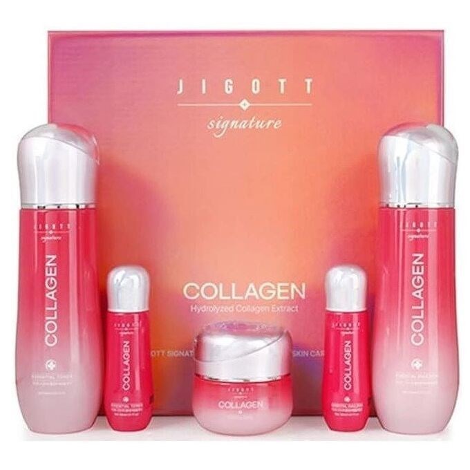 ПОД ЗАКАЗ.Jigott Подарочный набор с коллагеном Signature Collagen Essential Skin Care 3Set 14672.900.50 - фото 34199