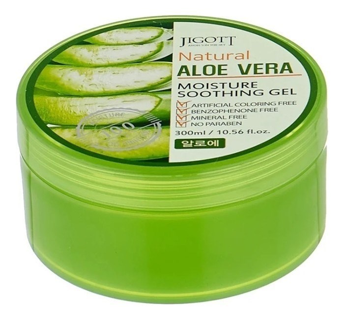 ПОД ЗАКАЗ.Jigott Универсальный гель алоэ Natural Aloe Vera Moisture Soothing Gel 13497.900.50 - фото 35404