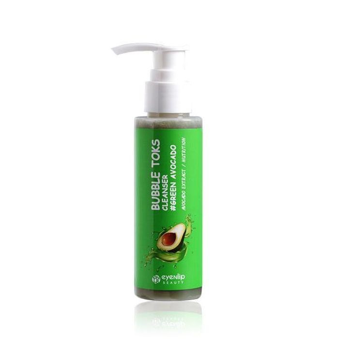 ПОД ЗАКАЗ.Eyenlip Пузырьковая пенка для умывания с экстрактом авокадо Green Avocado Bubble Toks Cleanser 8809555250999 - фото 8090