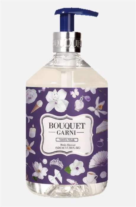 ПОД ЗАКАЗ.Bouquet Garni Парфюмированный гель для душа Ваниль и мускус Fragranced Body Shower Vanilla Musk 8809487042372 - фото 8218