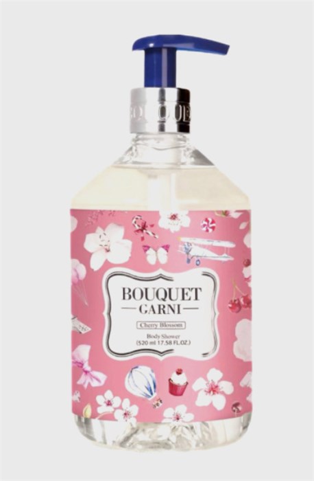 ПОД ЗАКАЗ.Bouquet Garni Парфюмированный гель для душа Цветущая вишня Fragranced Body Shower Cherry Blossom 8809487040958 - фото 8221