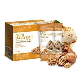 Nutri D-Day Диетический коктейль с грецким орехом и миндалём пакет 25гр Shake Diet Walnut Almond 8809514352191