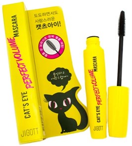 Jigott Тушь для придания объема Cat`s Eye Perfect Volume Mascara 8809541280108