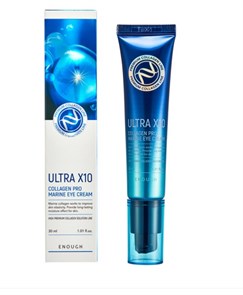 Enough Омолаживающий крем для век с коллагеном  Premium Ultra X10 Collagen Pro Marine Eye Cream 8809438485654