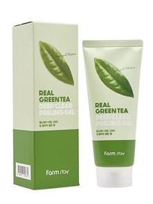 Farmstay Пилинг-гель с экстрактом зеленого чая Real Green Tea Deep Clear Peeling Gel 8809809801007