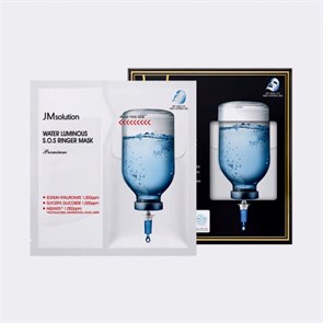ПОД ЗАКАЗ.JMsolution Премиальная маска-салфетка с гиалуроновой кислотой Water Luminous S.O.S Ringer Mask Premium 14566.900.50