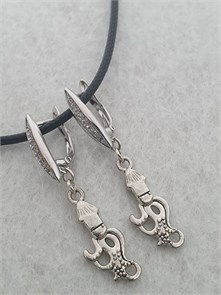 РРА.С11048-1 СЕРЬГИ (ручная работа) 0.1.11048-1.50