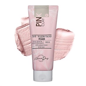 ПОД ЗАКАЗ.Grace Day Пенка с розовой глиной Pink Clay Anti-Trouble Facial Foam 8809446652239