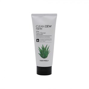 ПОД ЗАКАЗ.Tony Moly Пенка для умывания с экстрактом алоэ Clean Dew Aloe Foam Cleanser 8806358531485