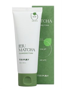 ПОД ЗАКАЗ.Trimay Слабокислотная пенка для умывания с чаем матча Jeju Matcha Low pH Cleansing Foam 8809822541058