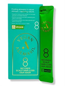 ПОД ЗАКАЗ.AllMasil Маска против выпадения волос (пробник) Vegan 8 Seconds Scalp Hair-Loss Mask 8809744062006