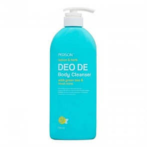 ПОД ЗАКАЗ.Pedison Дезодорирующий гель для душа Лимон и мята 750 мл Lemon & Herb Deo De Body Cleanser 8802929000671